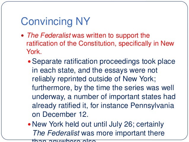 essays written in support of the ratification of the constitution Pols 1100 chapter 2 a series of eighty-five political essays written by alexander hamilton and john jay in support of ratification of the us constitution. essays written in support of the ratification of the constitution Pols 1100 chapter 2 a series of eighty-five political essays written by alexander hamilton and john jay in support of ratification of the us constitution.
