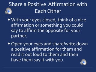 Affirming Perceptions Lesson #4 high school perception | PPTX