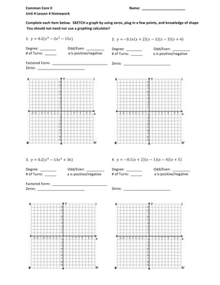 Lesson 4 homework | PDF