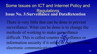 Issues Ict Module Lesson 4 ICT Policies & Issues-2.pptxhshhshsh | PPTX