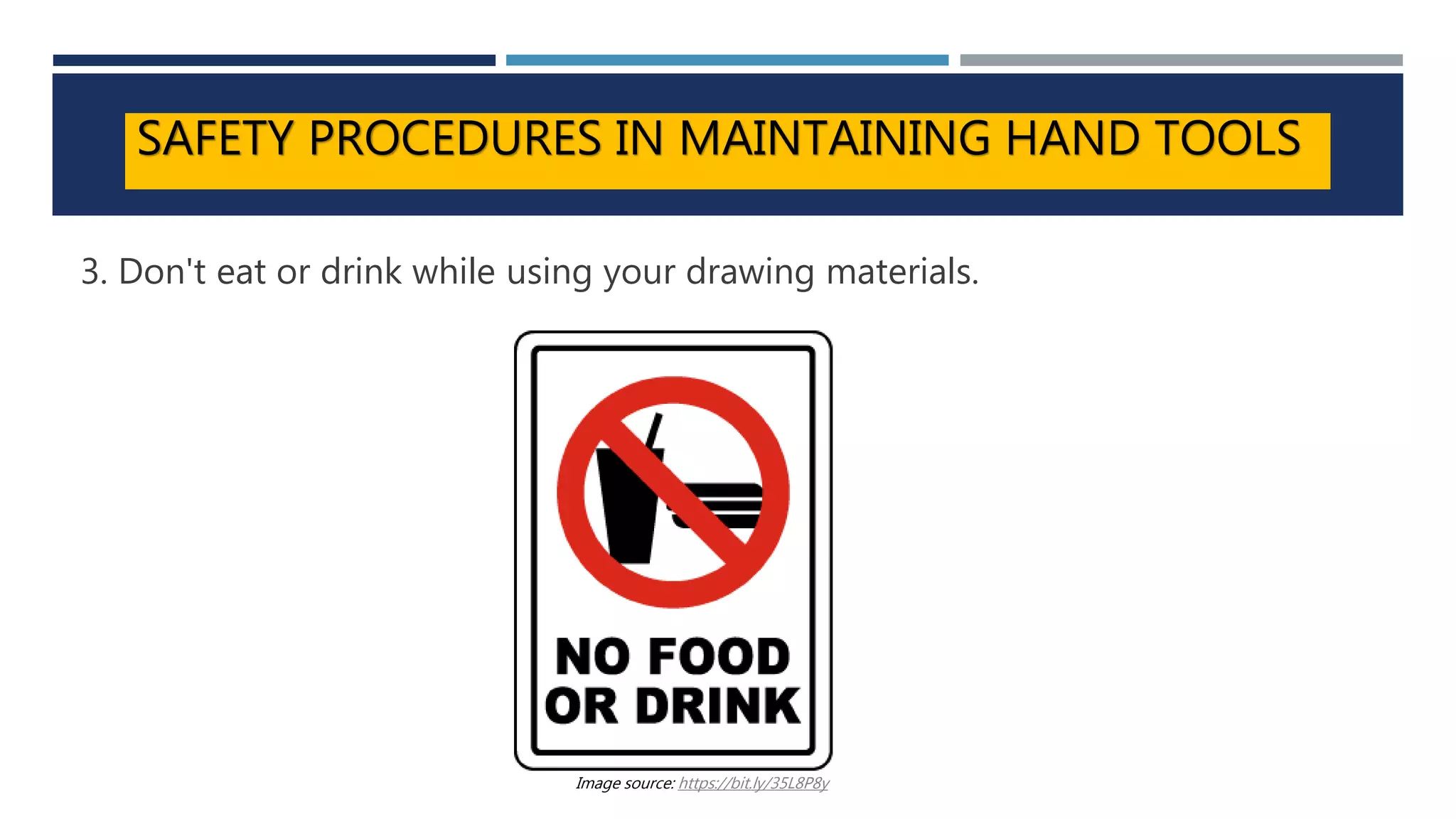 Lesson 4 Maintain Hand tools, Equipment and Paraphernalia PPT