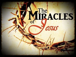 Lesson 4 miracles of jesus