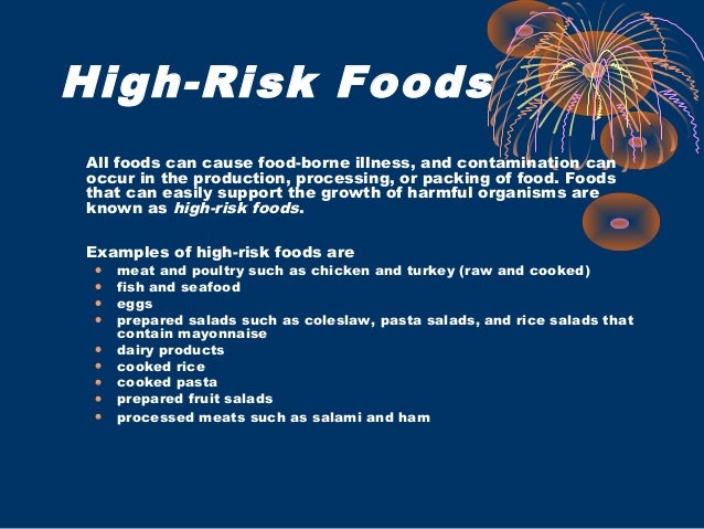 Foods That Have A High Risk Of Food Poisoning Foods That Have A High Risk Of Food Poisoning
