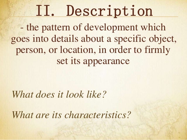 Lesson 4 Patterns of Development in Writing