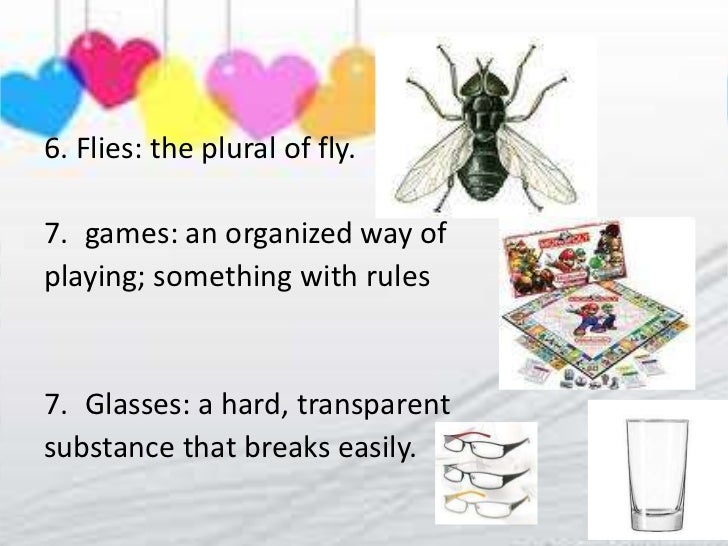 Lesson 4 plural s, es