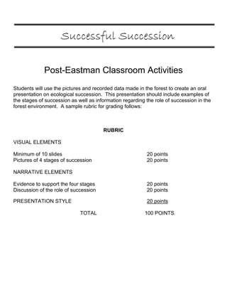 Lesson4,successful succession