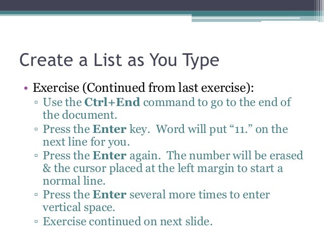 microsoft office word 2007 lesson 5 microsoft office exercise