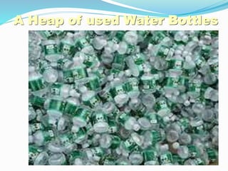 A Heap of used Water Bottles
 
