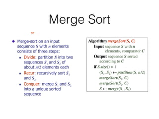 Merge Sort
 