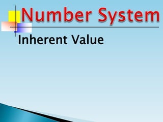 Inherent Value
 