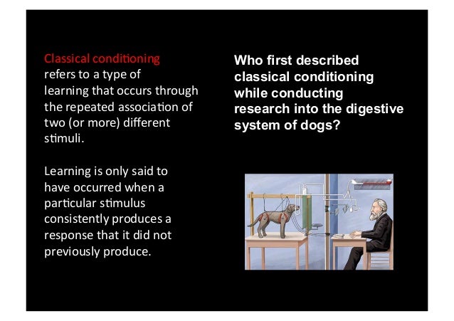 classical conditioning paper classical conditioning paper