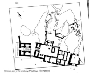 Pylos, palace's throne room, view and plan 1300 BC
Megaron type
 