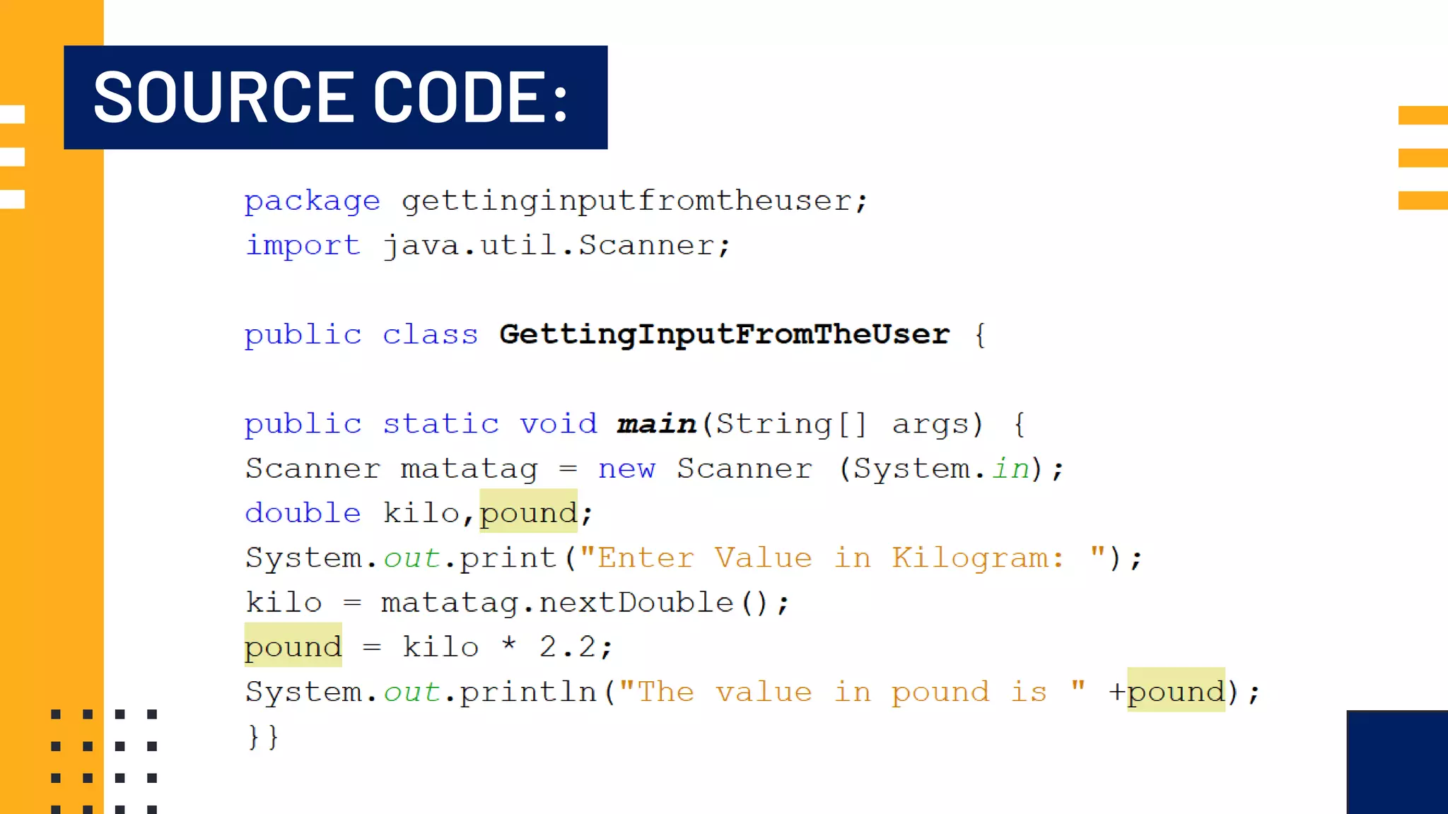 SOURCE CODE: 