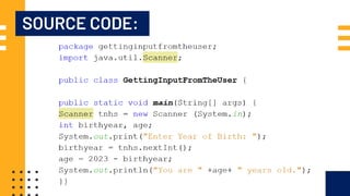 Lesson 5 - Getting Input from Users.pdf