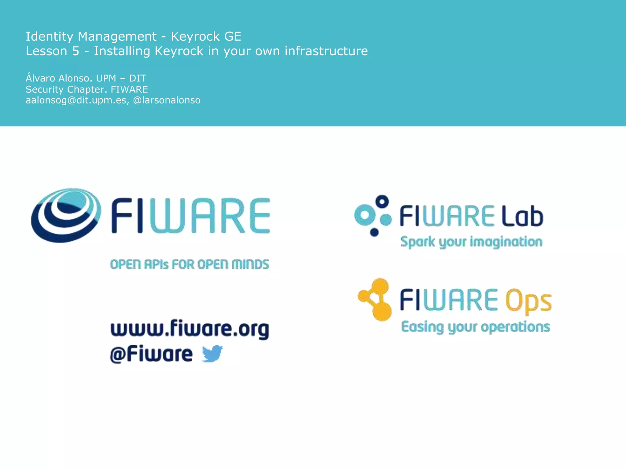 Keyrock Installation Guide PPT