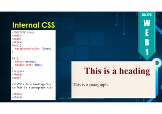Comprehensive Guide to CSS Basics and HTML File Management for Web ...