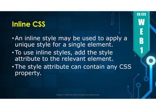 Comprehensive Guide to CSS Basics and HTML File Management for Web ...