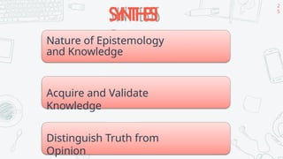 Lesson 5- Knowledge and Truth - Hand outs.pptx