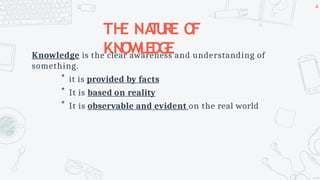 Lesson 5- Knowledge and Truth - Hand outs.pptx