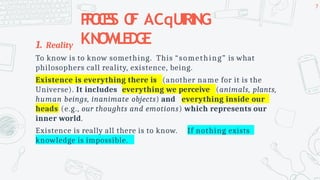 Lesson 5- Knowledge and Truth - Hand outs.pptx