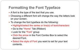 Lesson 5 ms office word 2007 | PPTX