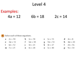 Lesson 5 solving linear equations | PPTX