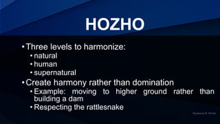 •Three levels to harmonize:
• natural
• human
• supernatural
•Create harmony rather than domination
• Example: moving to h...
