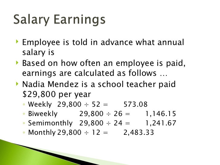 paying employees