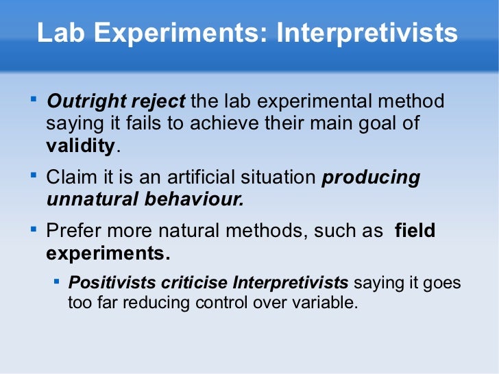 AS Sociology Experiments