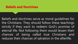 5 main teachings of christianity