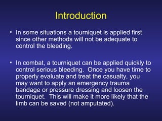 TCCC - Lesson 5 controlling bleeding.ppt