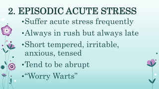 lesson 5 coping with stress aspect of personal development | PPTX
