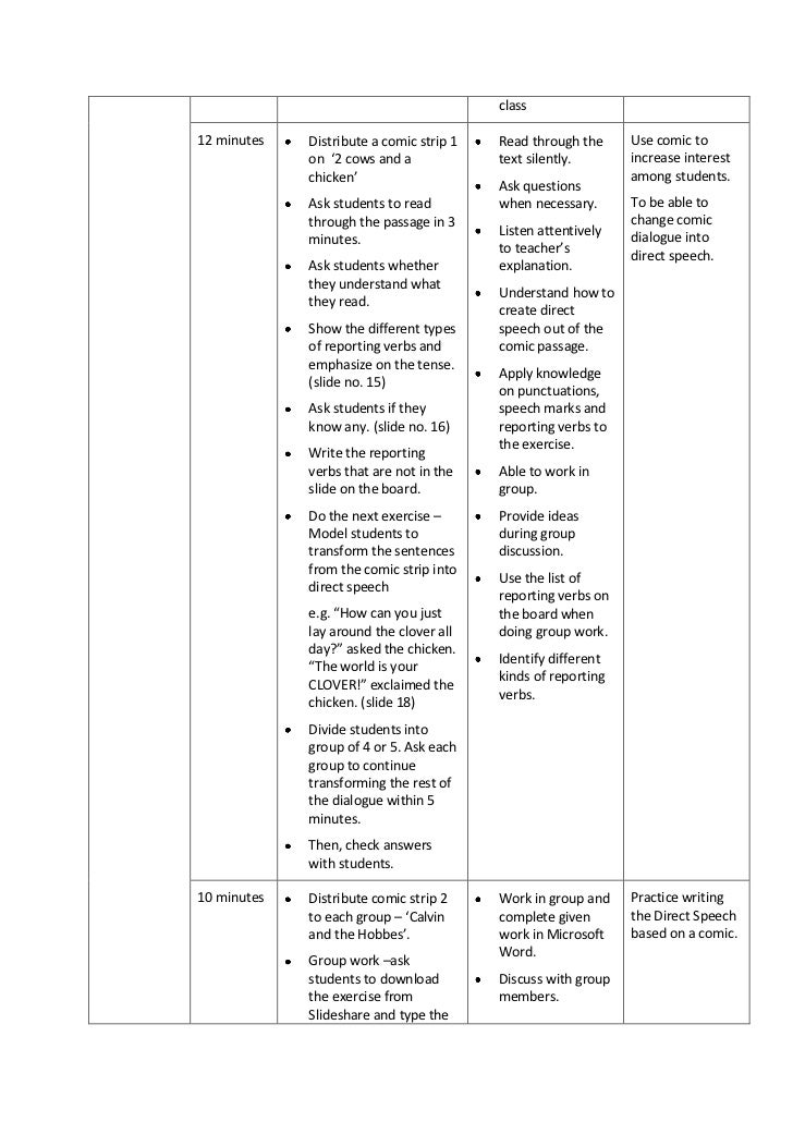 lesson plan 5 direct speech 3 728