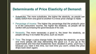 lesson 5 elasticity of demand & movement of demand... Lesson 5 Elasticity of Demand & Movement of Demand Curve | PPTX