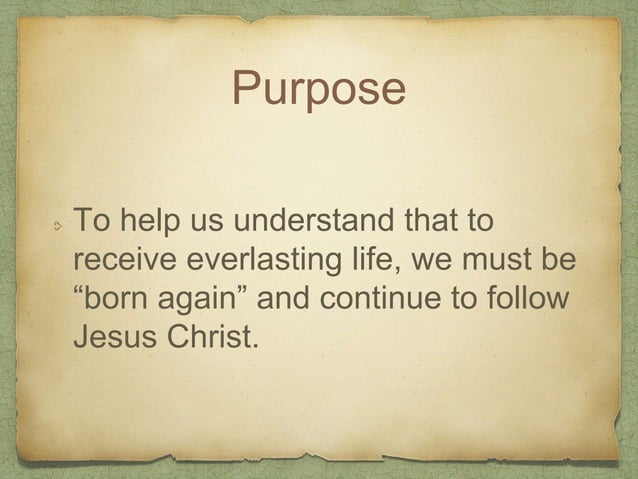Lesson 5 new testament born again | PPT