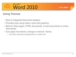 Word Lesson 5 power point | PPT