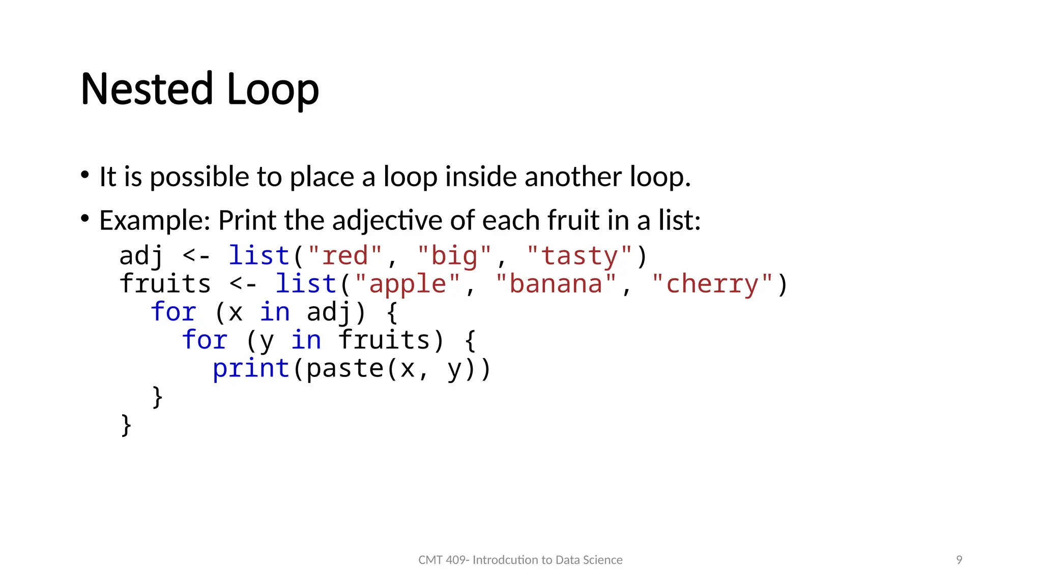 Lesson 5 R Control Structures and Functions 2024 Notes.pptx