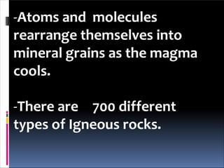 lesson 5 Rocks. Rock is naturally occurring solid mixture of one or ...