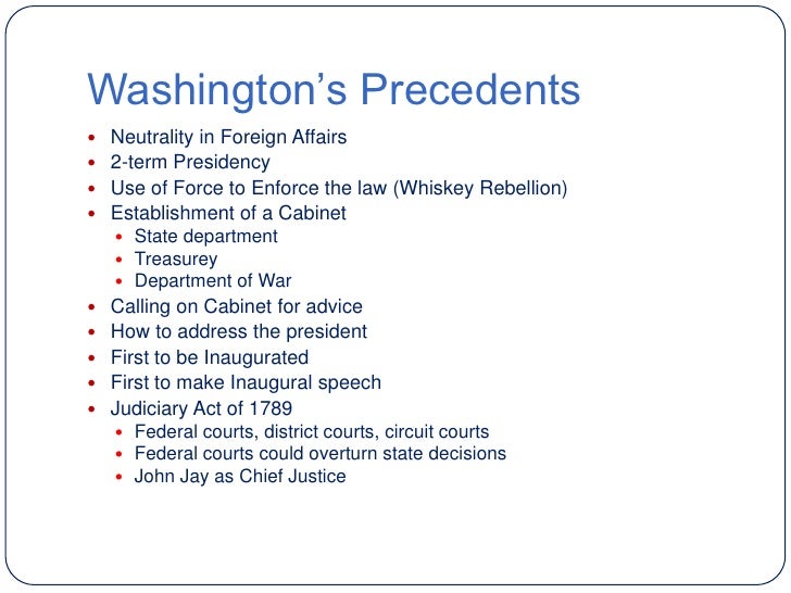 George Washington Setting The Precedent Worksheet Answers