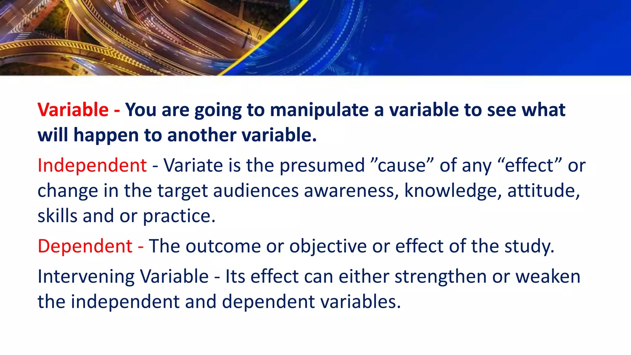 Lesson 5 variables | PPTX