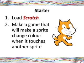Scratch Lesson 6 | PPTX