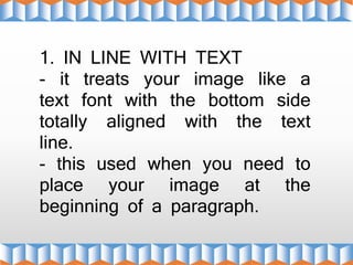 Lesson 6: INTEGRATING IMAGES AND EXTERNAL MATERIALS | PPTX