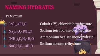 Lesson 6.2 - Chemical Bonding and Chemical Nomenclature (Acids and ...