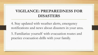 Shield Against Disasters Vigilance: Personal shield from calamities and disasters | PPTX