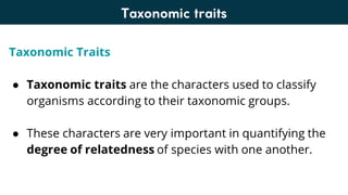 Lesson 6. Basic Taxonomy and Classification | PDF
