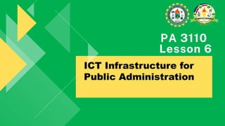 Comprehensive Overview of ICT Infrastructure in Public Administration | PDF
