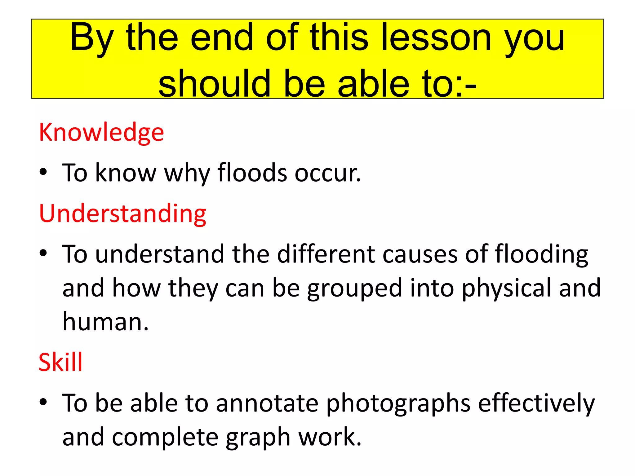 Lesson 6 Causes Frequency Of Flooding Pptx