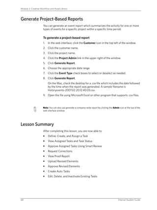 Lesson 6 - Collaborate And Approve Content