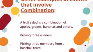 Lesson 6 - Combinations - Grade 10 3rd quarter | PPTX
