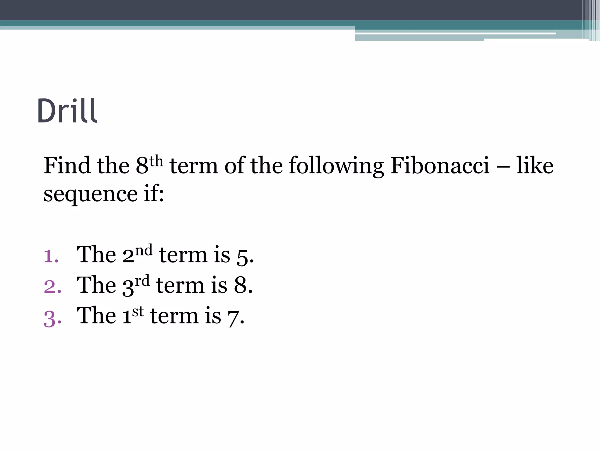 Lesson 6 - Harmonic and Fibonacci Sequence.pptx